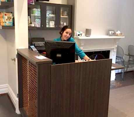 Vet Connection Reception Desk area Interior Design